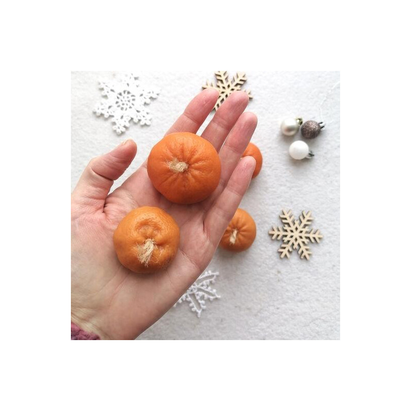 Свеча "Мандарин" большой, 1шт