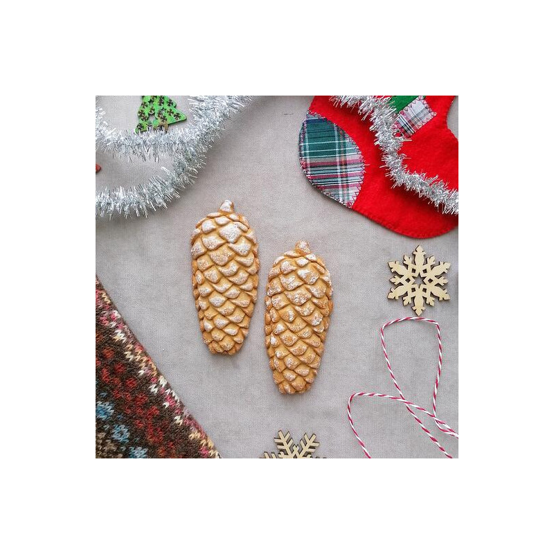 "Шишка еловая" пряник медово-имбирный 1шт